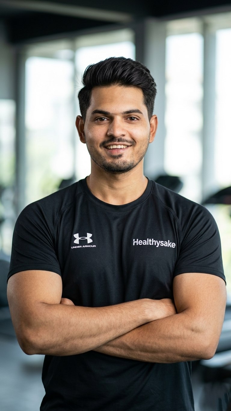 Coach Krushna, founder of Healthysake